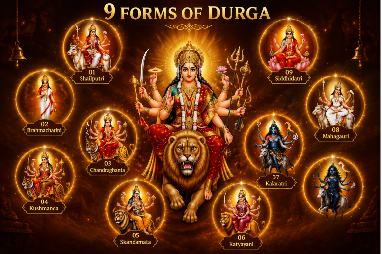 नवदुर्गा – माँ दुर्गा के 9 दिव्य अवतार