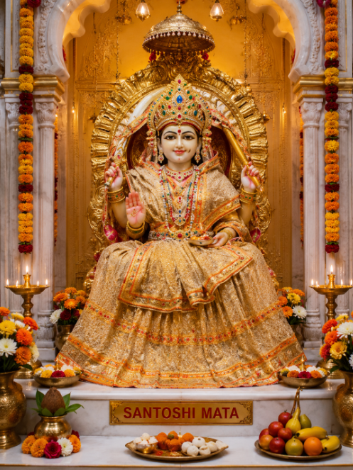 Santoshi Mata – The Goddess of Happiness, Peace, and Contentment
