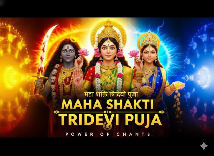 Maha Shakti Tridevi Puja for Fear Removal and Protection at Sacred Shakti Peeths
