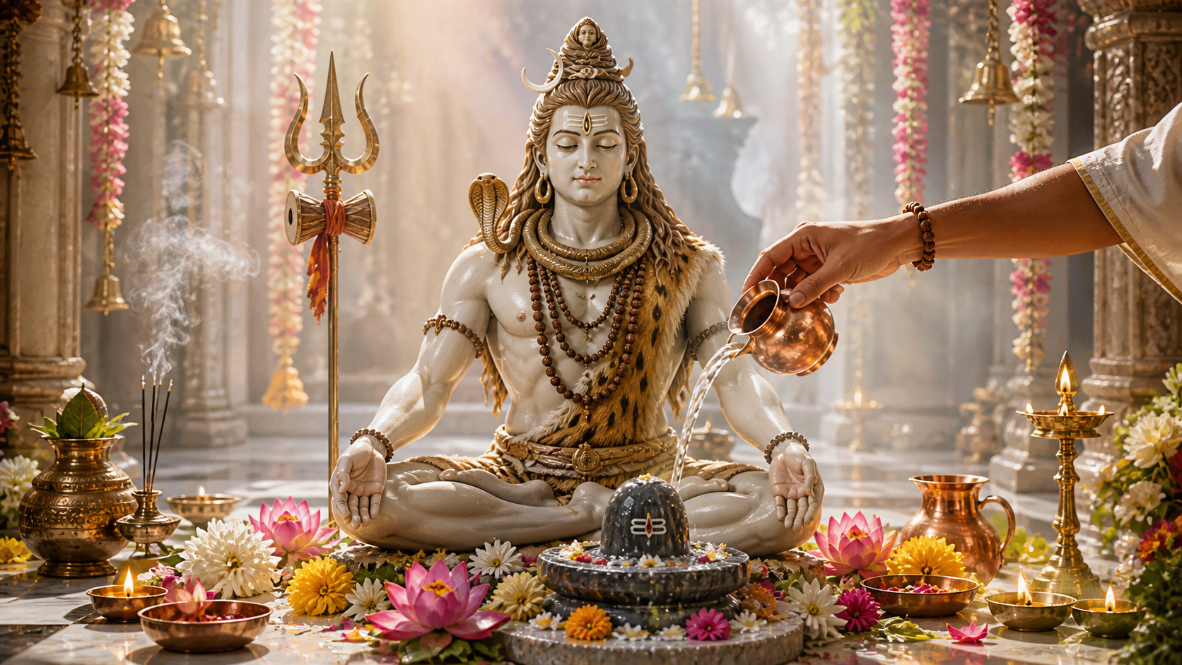 Shiv Rudrabhishek Puja for Bad Karma Removal at Kashi & Kedarnath