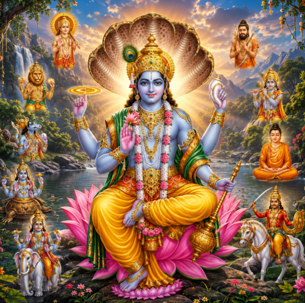 Dashavatara – The 10 Divine Avatars of Lord Vishnu