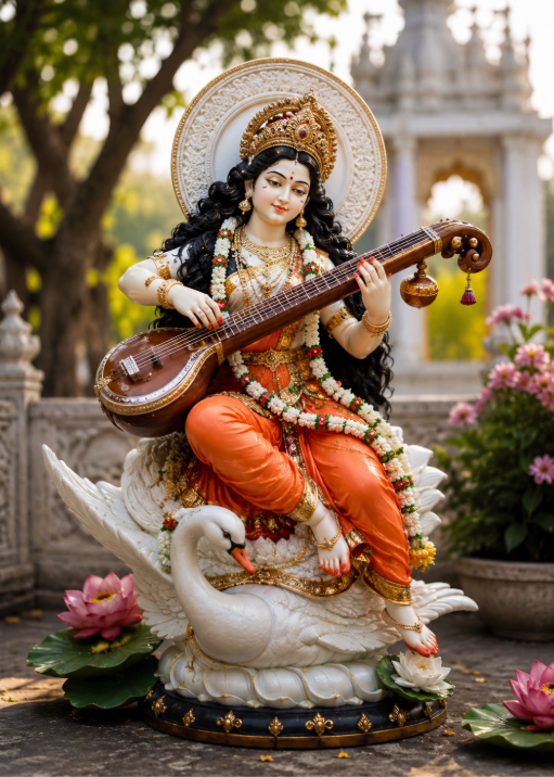 माँ सरस्वती – ज्ञान, विद्या और कला की दिव्य देवी