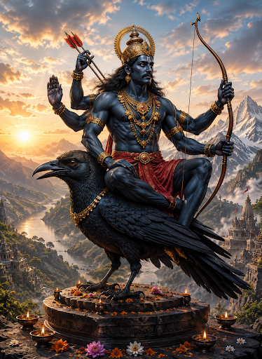 जय शनि देव महाराज दया हम पर रखिये