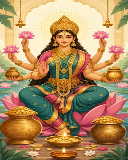 देवी महालक्ष्मी : धन, समृद्धि और सौभाग्य की अधिष्ठात्री देवी